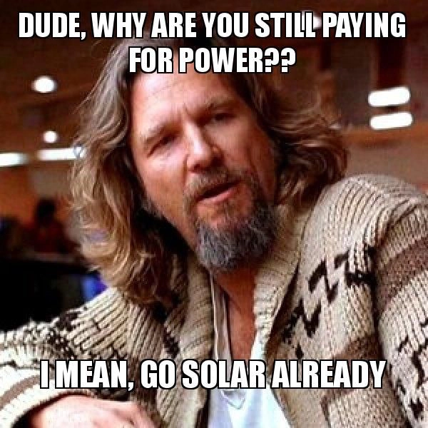 ARE YOU STILL PAYING FOR POWER
