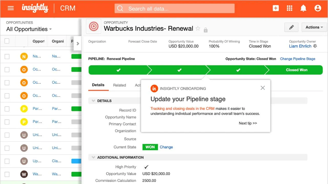 Use a CRM System Use a CRM System