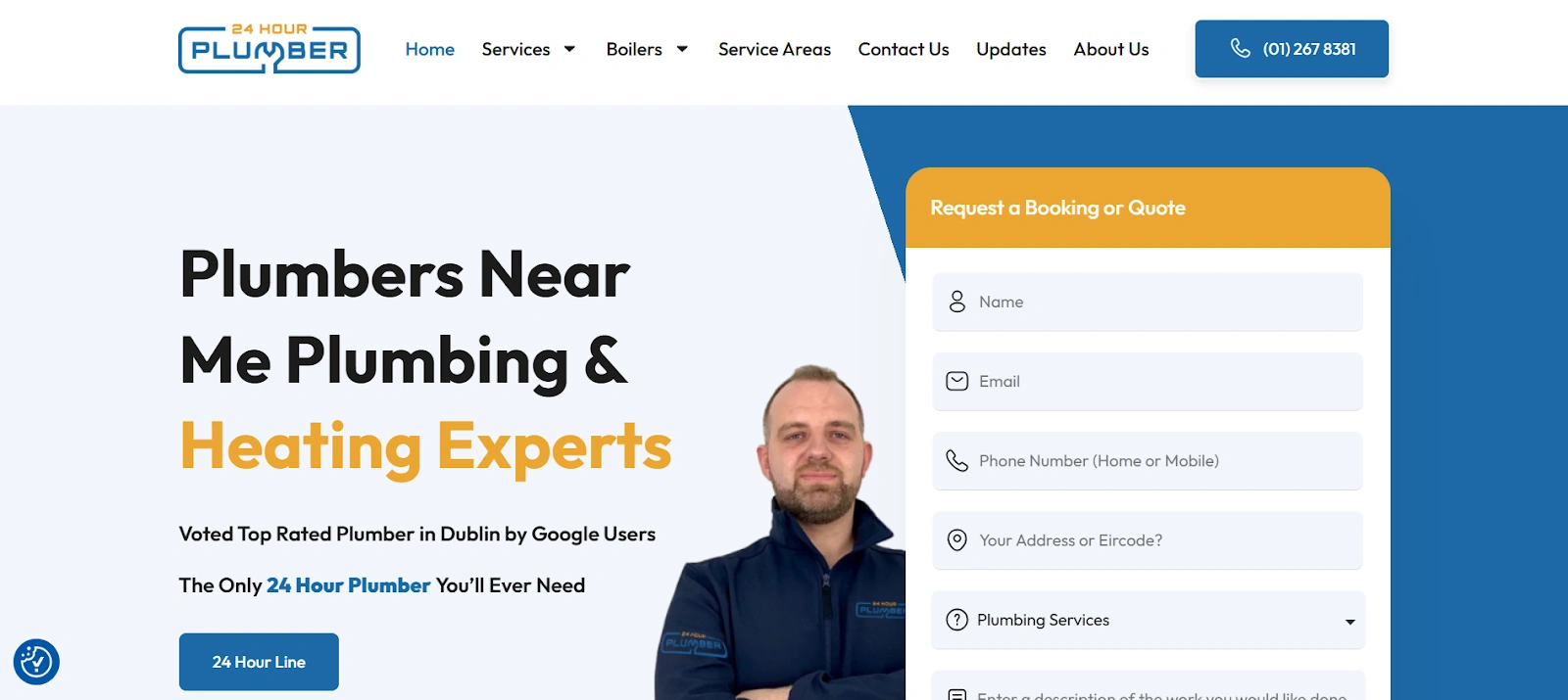 Build a Professional Plumbing Business Website for Ireland