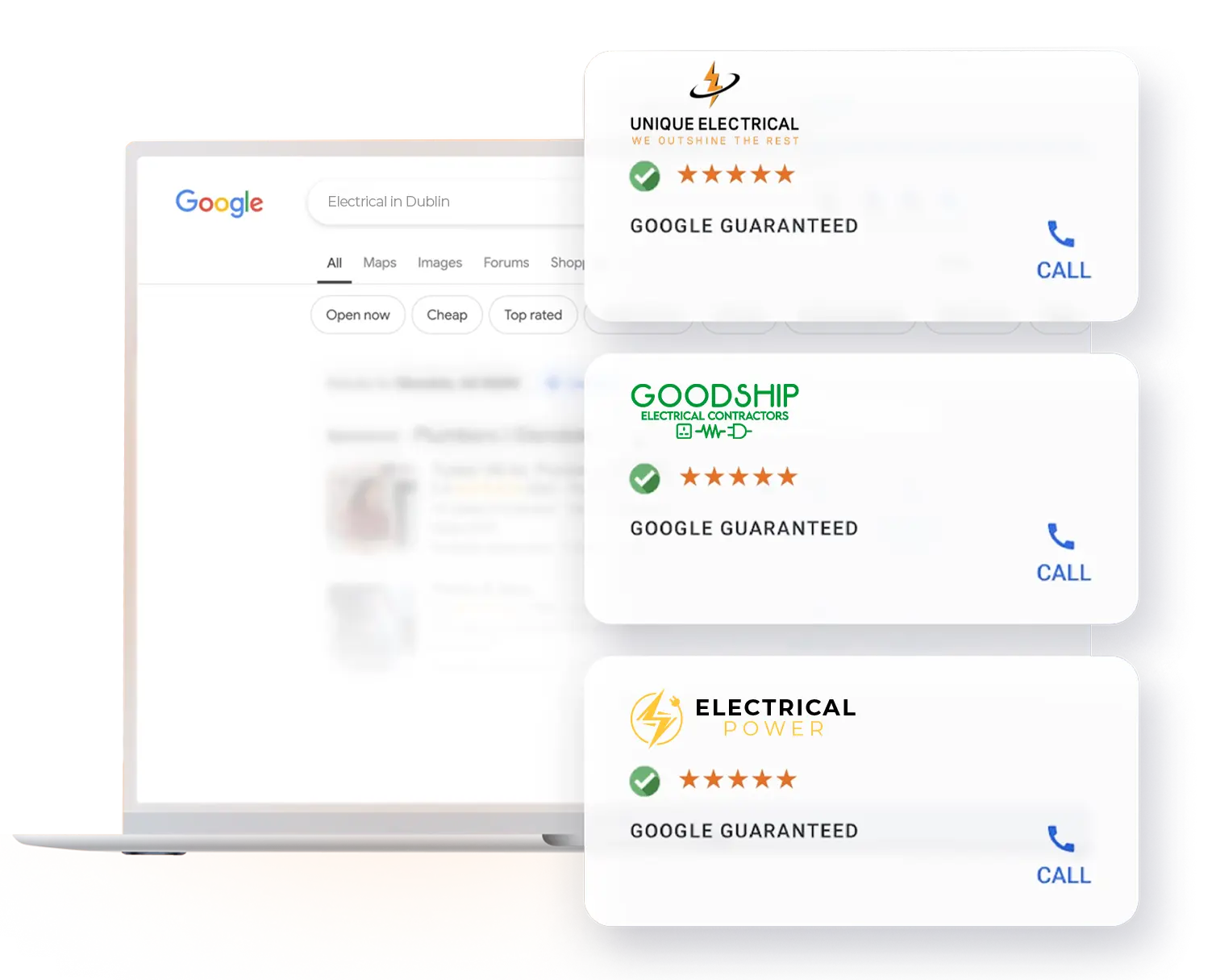 electrical marketing ppc tab