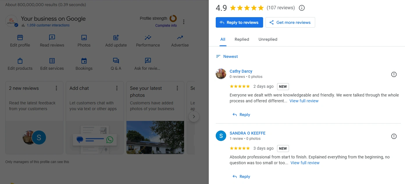Google My Business Optimisation