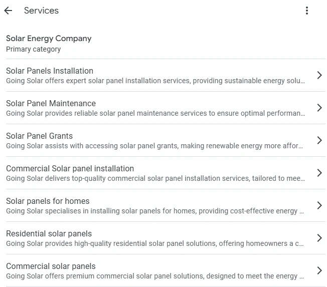 Use the Services and Features Section Use the Services and Features Section