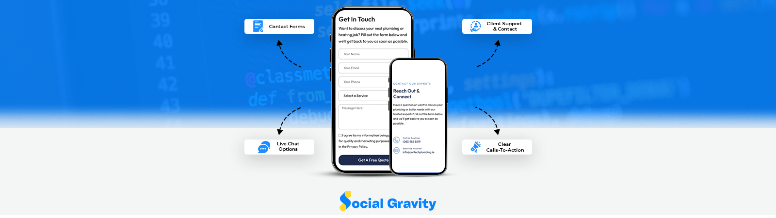 plumbing Contact and Inquiry Features 1