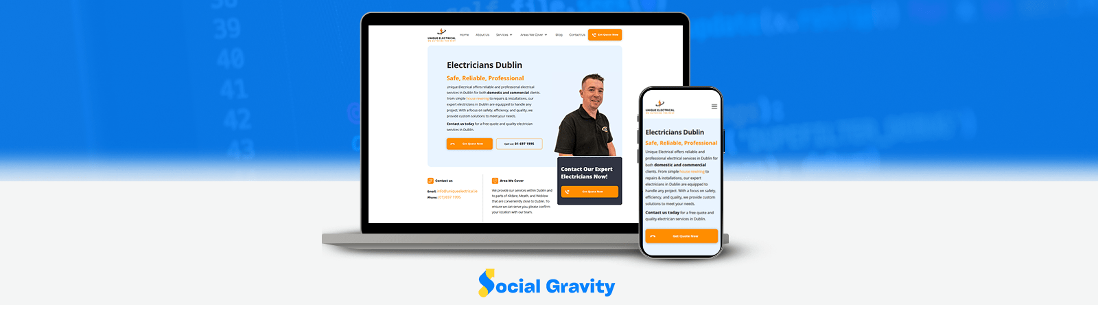 website design electric stack