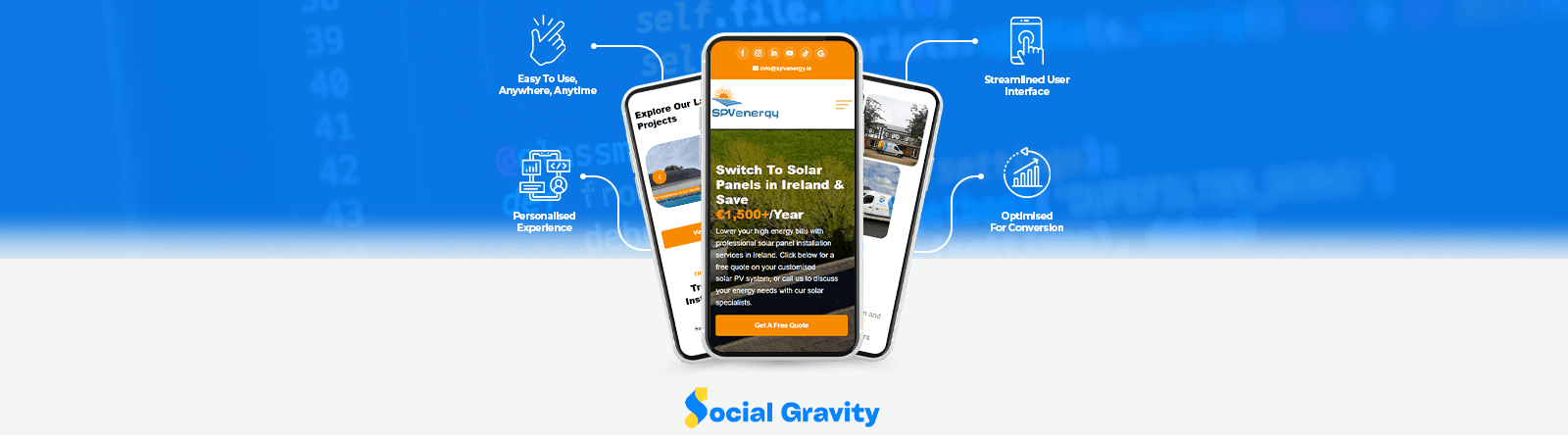 mobile friendly design solar